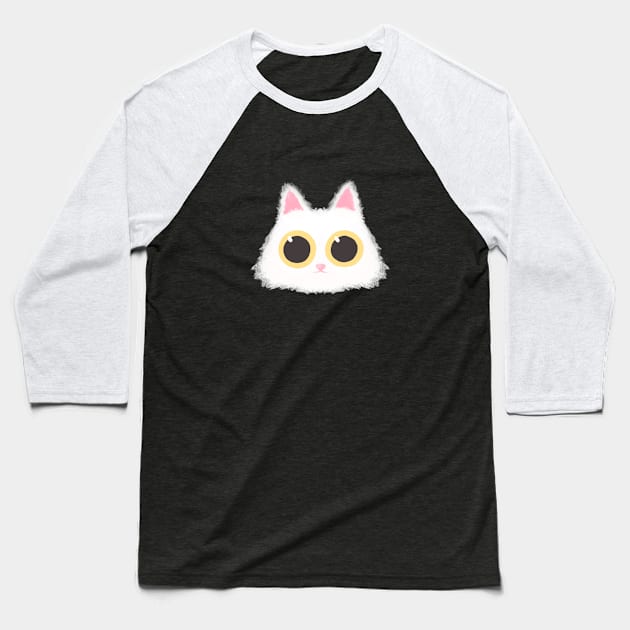 Cat Cute Shirts Baseball T-Shirt by ONEWORDSHIRT